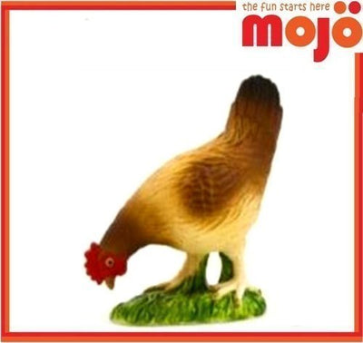 Mojo Hen Eating Toy Figurine