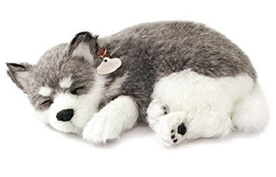 Perfect Petzzz Alaskian Husky Huggable Breathing Pet -