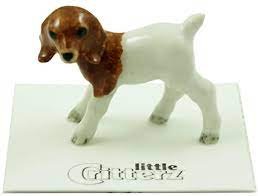 Little Critterz "Chipotle" Boer Goat Kid Porcelain Figurine