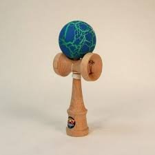 Bahama Kendama  Crackle White / Black