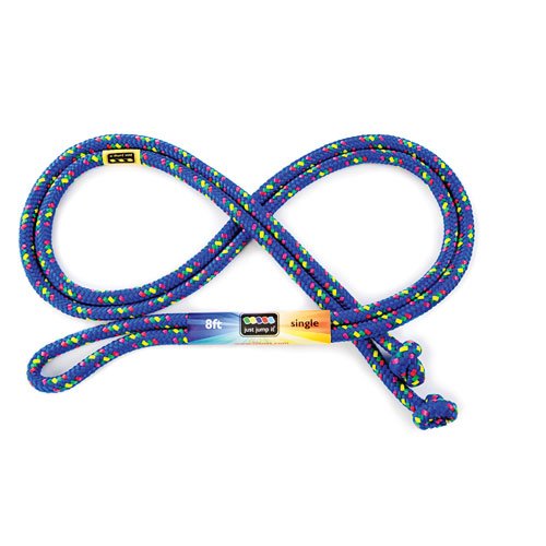 Just Jump It 8 ft Jump Rope- Blue Confetti