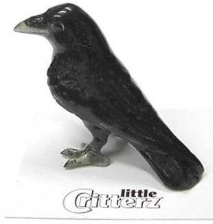 Little Critterz "Trickster" Raven Porcelain Figurine