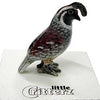 Little Critterz "Valley" California Quail Porcelain Figurine