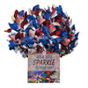 In The Breeze Mylar Holiday Snowflake Pinwheel