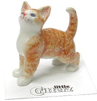 Little Critterz "Ginger" Orange Tiger Cat