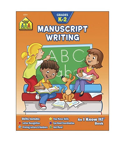 School Zone Manuscript Writing K-2