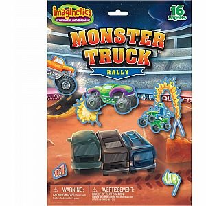 Imaginetics Monster Truck Rally Magnetic playset