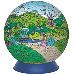 Unicorn Enterprises Princess Pageant: 6 inch 3d Puzzle Sphere