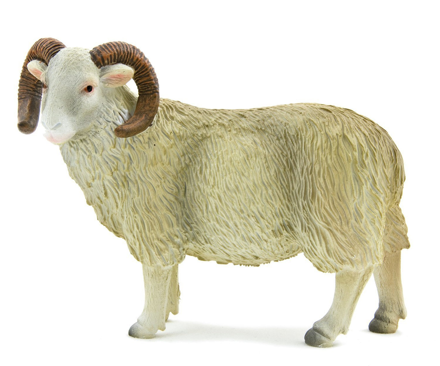 Mojo Black Face  Ram Sheep Toy Figurine