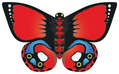 WindnSun Indian Red Butterfly Nylon Kite-32 Inches Wide