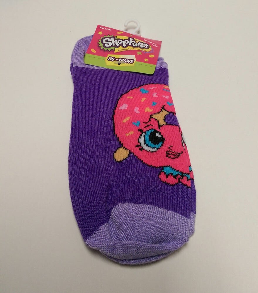 Shopkins No Show Socks