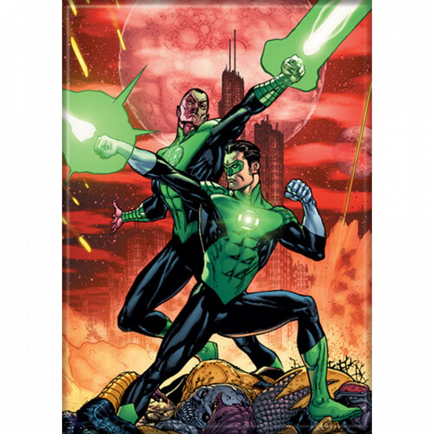 DC Green Lantern and Sinestro  Magnet