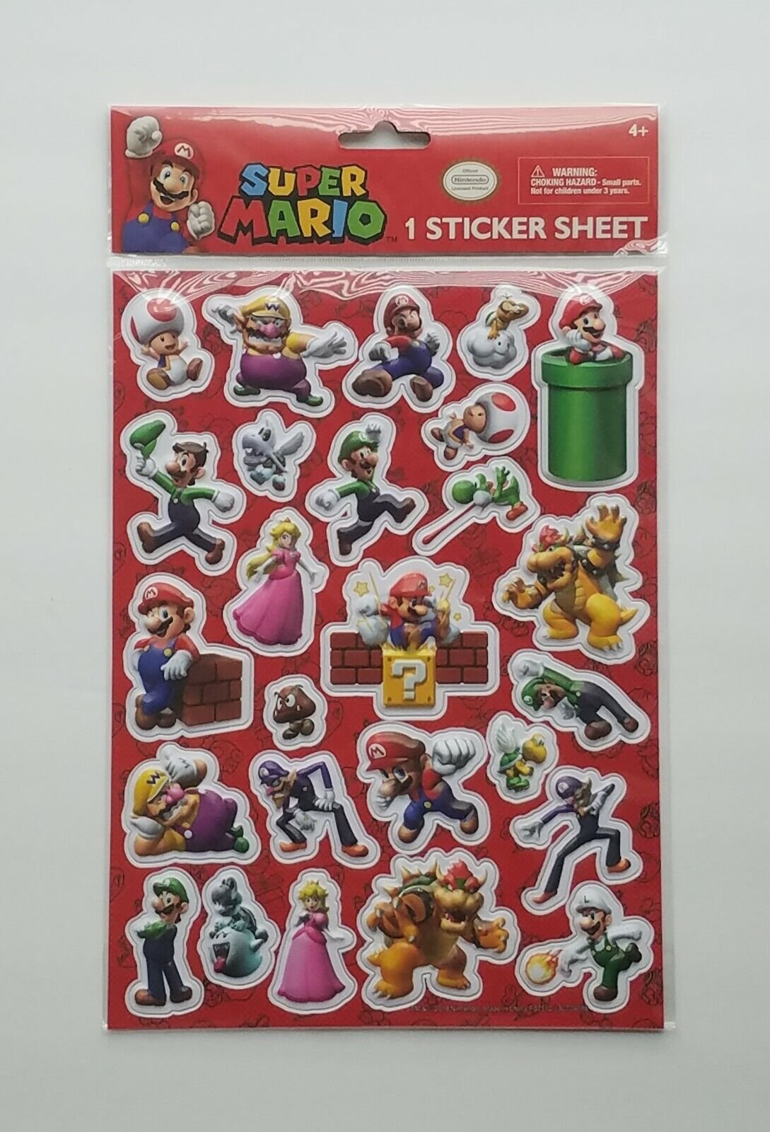 Super Mario sticker sheet