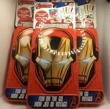 Marvel Avengers  Color'n Sticker Activities Fun on the Go Ironman
