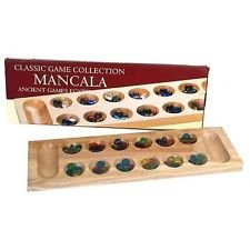 Classic Games Mancala w/glass beads