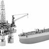 Metal Earth Off Shore Oil Rig Oil Tanker