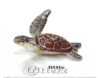 Little Critterz "Tortuga" Green Sea Turtle