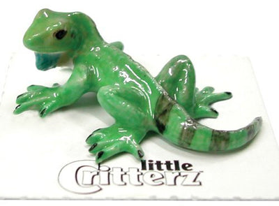 Litter Critterz "Shred" Green Iguana