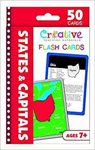 Creative Teaching  States and capitals flashcards