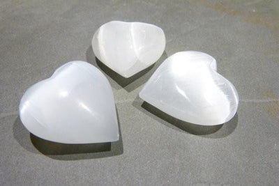 Small Heart Selenite Rock