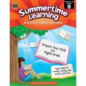 Summertime Learning Spanish / English Workbook