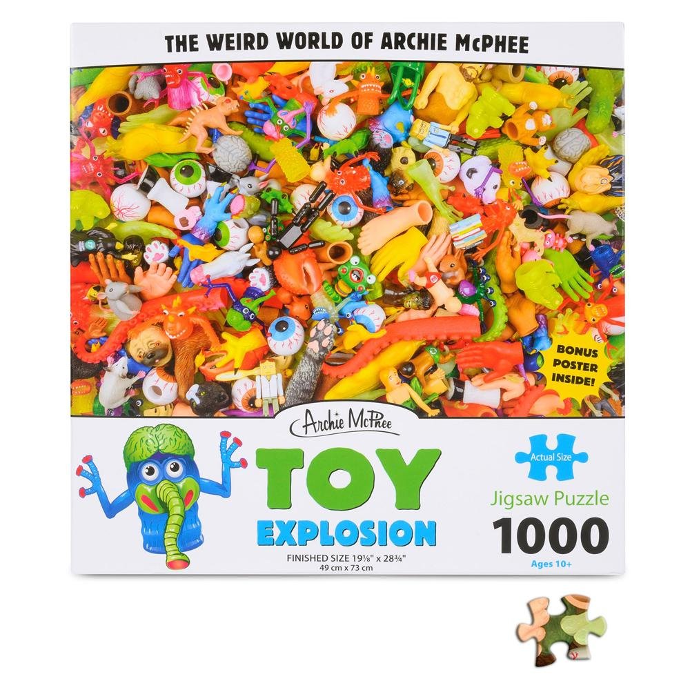 Collections Etc Colorful Toy Explosion Jigsaw Puzzle - 1000 Pieces