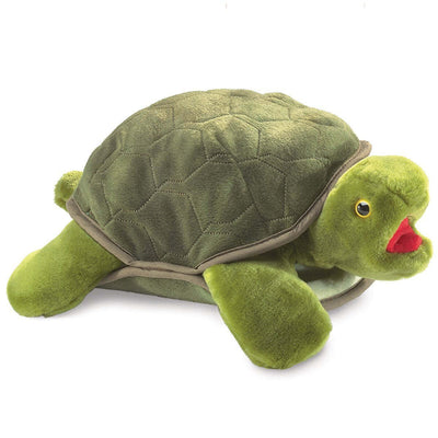 Folkmanis Green Turtle Puppet