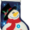 Christmas Snowman Light Up Stocking