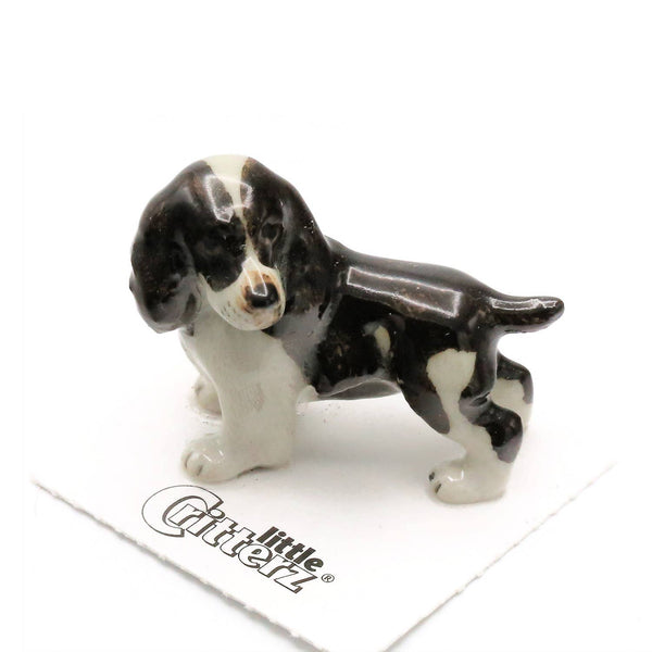 Little Critterz - Millie English Springer Spaniel Porcelain Miniature