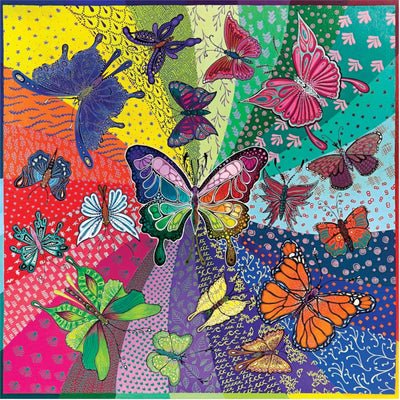 JaCaRou Puzzles The Butterfly Effect 1000 Pieces Square Jigsaw Puzzle