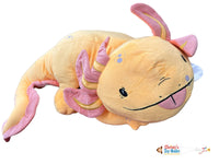 Alotl Bit Crazy, LLC - 21" Golden/Yellow Axolotl Plush toy stuffed Animal