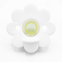 Little Toader - White Daisy Cookie Pacifier