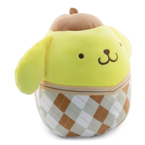 Squishmallow 8" Sanrio Plaid Pompompurin