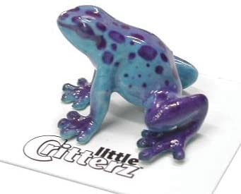 Little Critterz "Sapphire" Blue Dart Frog