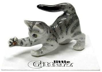 Little Critterz "Lily" Gray Tiger Kitten