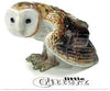 Little Critterz "Paleface Barn Owl Hand Painted Porcelain Figurine