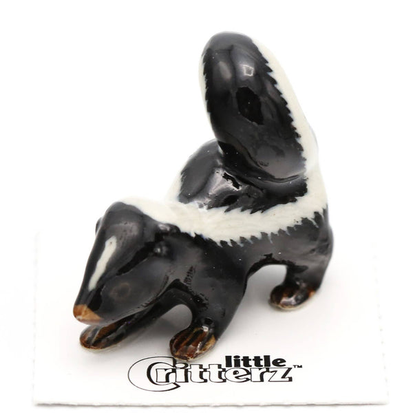 Little Critterz "Stinker" Skunk Porcelain Miniature