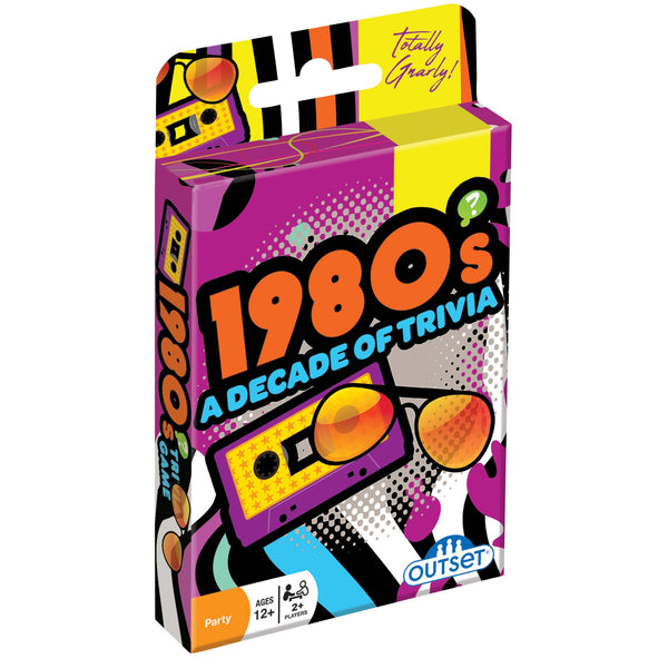 Outset Games and Cobble Hill Puzzles - 1980s - A Decade of Trivia Card Game
