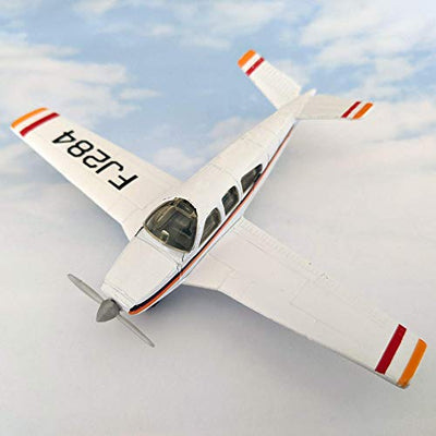 HotWings Beechcraft Bonanza (Orange Markings) Diecast Jet