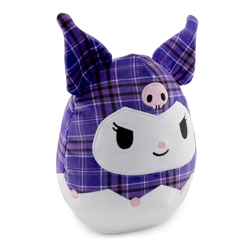 Squishmallow 8" Sanrio Plaid Kuromi