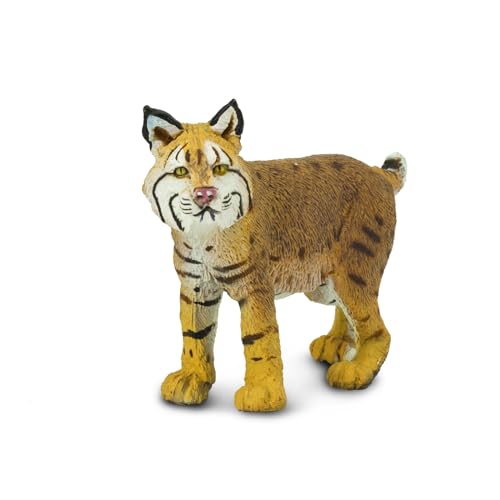 Safari Ltd. Bobcat Figurine - Lifelike 3" Figure - Educational Toy for Boys, Girls, and Kids Ages 3+