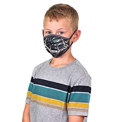 Wild Republic Face Mask Child Wild Republic Wild Smiles Face Masks, Camo Green Antler, Child US