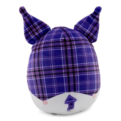 Squishmallow 8" Sanrio Plaid Kuromi