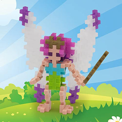 PLUS PLUS - Fairy - 70 Piece Tube, Construction Building Stem/Steam Toy, Mini Puzzle Blocks for Kids