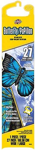 X-Kites 27 in Nylon Blue Butterfly