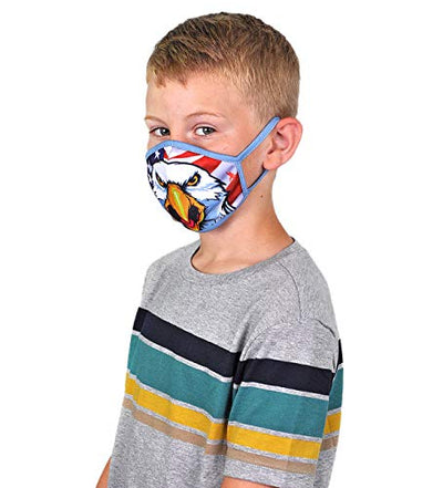 Wild Republic Face Mask Child Wild Republic Wild Smiles Face Masks, Eagle, Child US