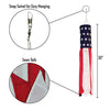 In the Breeze Stars & Stripes Embroidered 33" Windsock