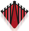 Xkites 30 " Nylon Stunt Kite Red Dual Control -