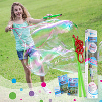 South Beach Bubbles - WOWmazing Giant Bubble Kit: Big Bubble Wands & Concentrate!