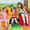 Surf Tiles 19.7in X 19.7in (50cm X 50cm) Colorful Liquid Floor Tile Mat for Kid